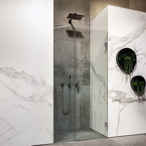 Виготовлення скляних дверей у душову нішу галерея 24