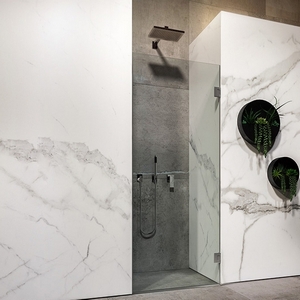 Виготовлення скляних дверей у душову нішу галерея 26