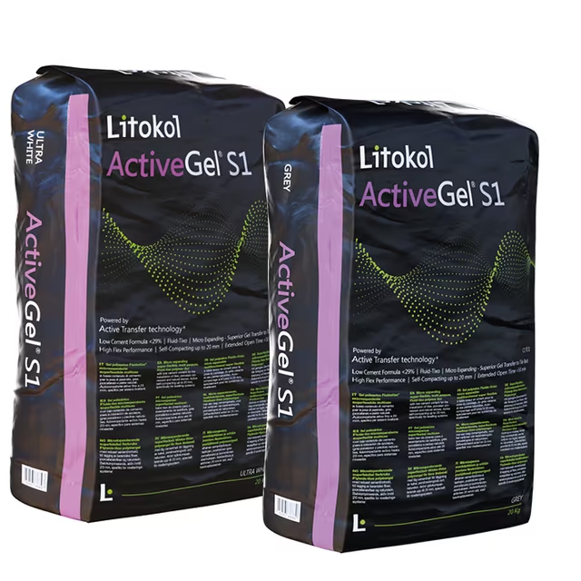 Клей для плитки Клей для Плитки Litokol K50 20 кг Active Gel S1 Серый ACTGS1G0020 фото 23