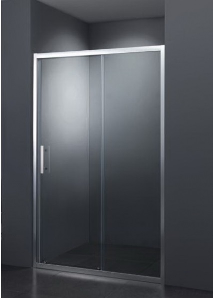 Душевые кабины SDC1010 FRAME ДУШЕВЫЕ ДВЕРИ В НИШУ РАЗДВИЖНЫЕ - 100Х190 - ХРОМ/ПРОЗРАЧНОЕ СТЕКЛО фото 5