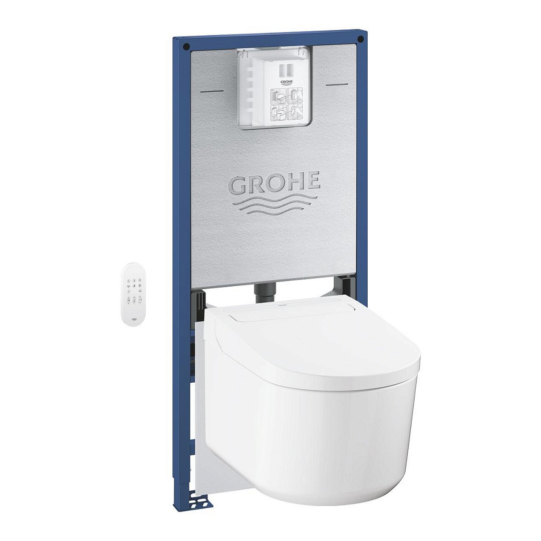 Инсталляции и монтаж Унитаз-Биде Grohe Quickfix Sensia 36509SH0 Настенный из Rapid Slx 4 в 1 фото 43