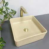 Купить Умывальник (Раковина) VBI Bolzano Beige Matt Накладной VBI-013802