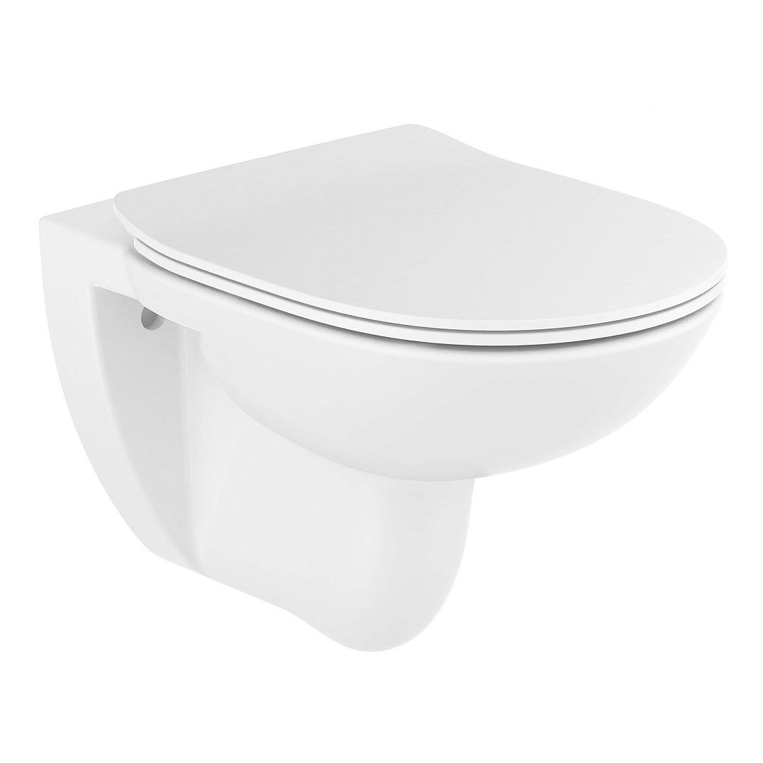Унитазы Roca Debba Round A34H992000 Унитаз Подвесной, Rimless с Сидением Slim Slow Closing фото 5