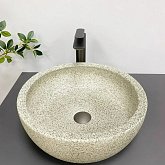 Купить Умывальник (Раковина) VBI Corridonia Beige Stone Matt Накладной VBI-016100