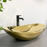 Купить Умывальник (Раковина) VBI Turin Gold Glossy Накладной VBI-011509