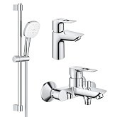 Купить Grohe Набор Смесителей Bauloop New 3 в 1 для Ванны Ua123214S1