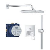 Купить Grohe Eurocube Скрытая Душевая Система С Tempesta 250 Cube 25289000