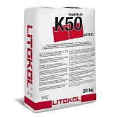 Купити будівельну хімію Клей На Основі Цементу Litokol Powerflex K50 K50G0020 Сірий 20 Кг