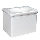 Купити Тумба Devit Fly 0020120W 60 з Раковиною, Білий Глянцевий Колір New 640х500х510