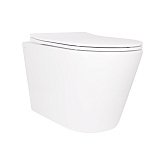 Купити Унітаз Підвісний Qtap Scorpio Безободковий Ultra Quiet з Сидінням Soft-Close QT14332380ASW