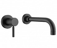 Смеситель для Умывальника Bugnatese Kobuk 2246OP Черный 23см фото