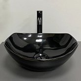 Купить Умывальник (Раковина) VBI Ronta Dark Black Glossy Накладной VBI-017301