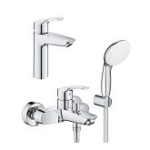 Купить Grohe Набор Смесителей Eurosmart 2 в 1 для Ванны Ua123302M0