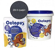 Купить Строительную химию Octopus ZA-12 ZB-5 (1,25кг) Графит, Затирка Эпоксидная Двухкомпонентная (Компонент А+B)