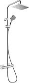 Купити Душова Система Hansgrohe Vernis Shape Showerpipe 230 1jet Ecosmart з Термостатом 26097000 Хром