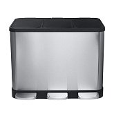 Купити Контейнер для Сортування Сміття Bemeta Home 104315262 3x14 л, Нержавіюча Сталь