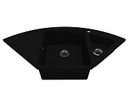 Купить Кухонная Мойка Miraggio Europe Black 13 1100х575х205