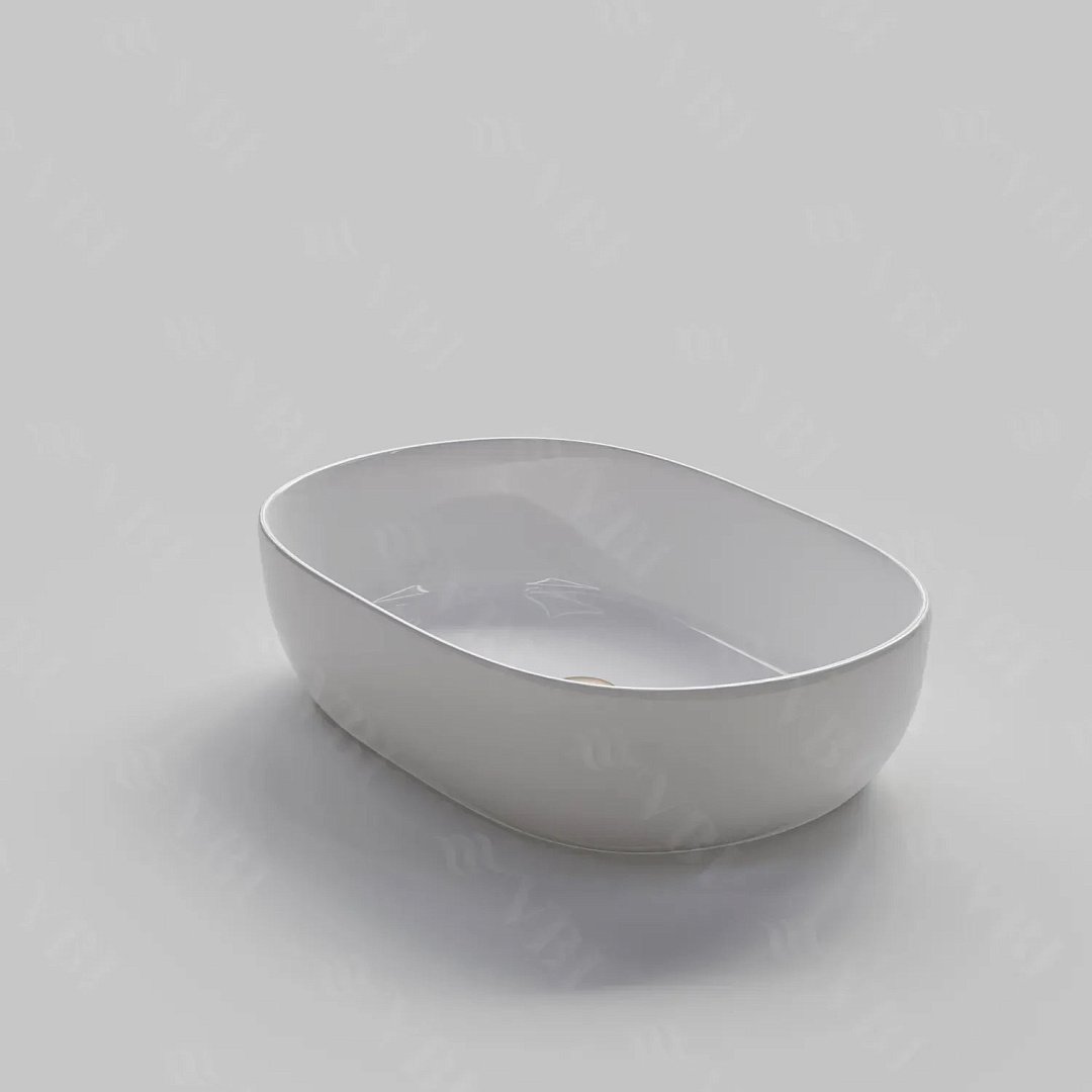 Раковины Умывальник (Раковина) VBI Modena White Накладной VBI-012000 фото 1