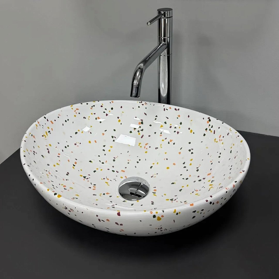 Раковины Умывальник (Раковина) VBI Parma Mosaic Glossy Накладной VBI-011029 фото 1