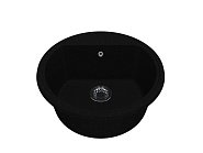 Купити Кухонна Мийка Miraggio Malibu (Black Shine) 2258 508х508х205