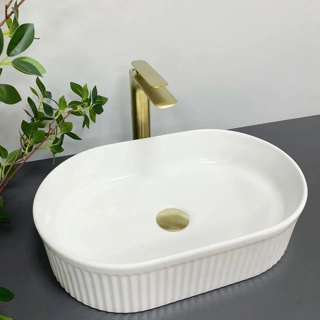 Раковины Умывальник (Раковина) VBI Biella White Накладной VBI-014000 фото 1
