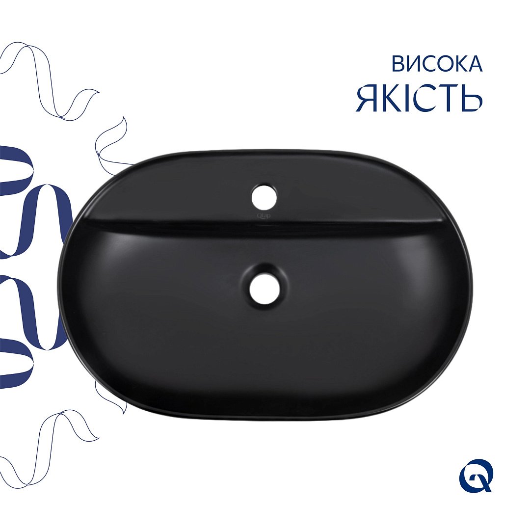 Раковины Раковина-Чаша Qtap Scorpio 600х400х120 Matt Black QT142203MBMBN фото 19