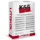 Порошковый Клей На Основе Цемента Litokol Litoplus К55 K55G0020 Серый 20 кг фото