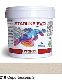 Купить Строительную химию Затирка Litokol Starlike Evo STEVOGRE0001 210 Серо-Бежевый 1 кг