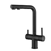 Змішувач Nett FWB-33 Чорний для Кухні Комбінований 4в1 фото