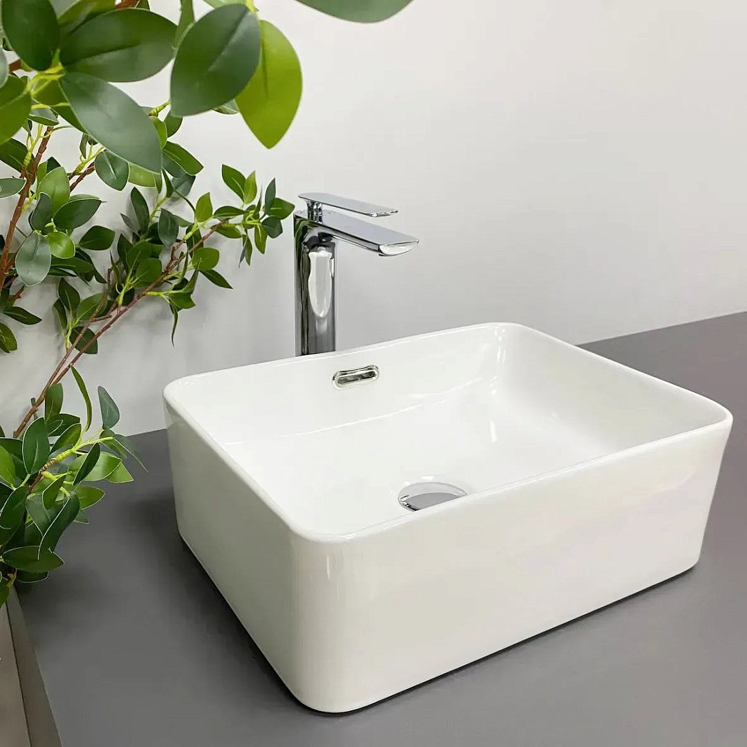 Раковины Умывальник (Раковина) VBI Arabba S White Накладной VBI-013500 фото 1