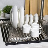 Коврик Нержавеющий для Мойки Дизайнерский Nett Kh-16 (45) фото