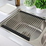 Коврик для Мойки Нержавеющий Раздвижной Nett Ku-19(52) фото