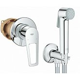 Купить Grohe Набор Bauloop New 2 в 1 для Туалета, Гигиенический Душ со Смесителем Прикрытием. Монтажа UA2904200B