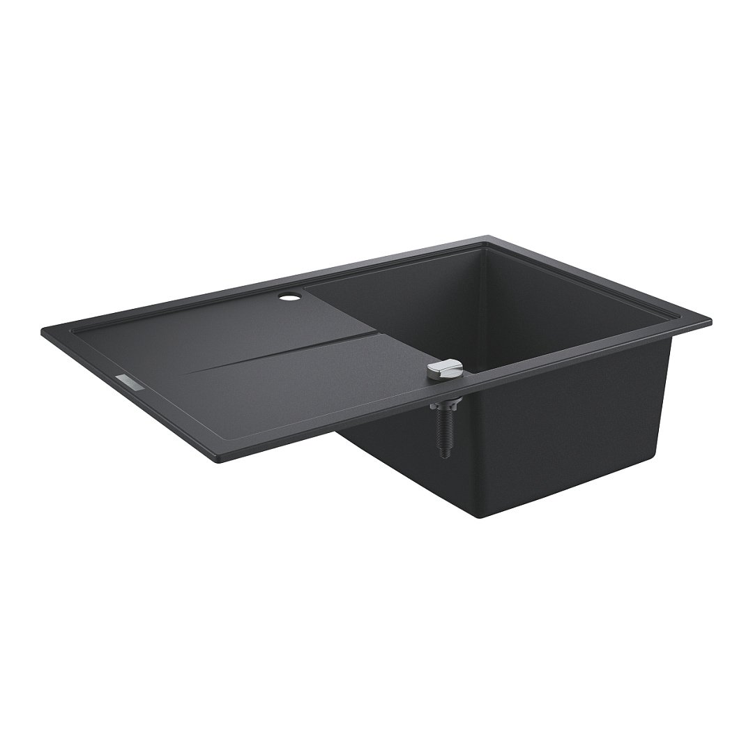 Кухонные мойки 31639Ap0 Мийка Для Кухні 780 X 500 Мм, Granite Black фото 7