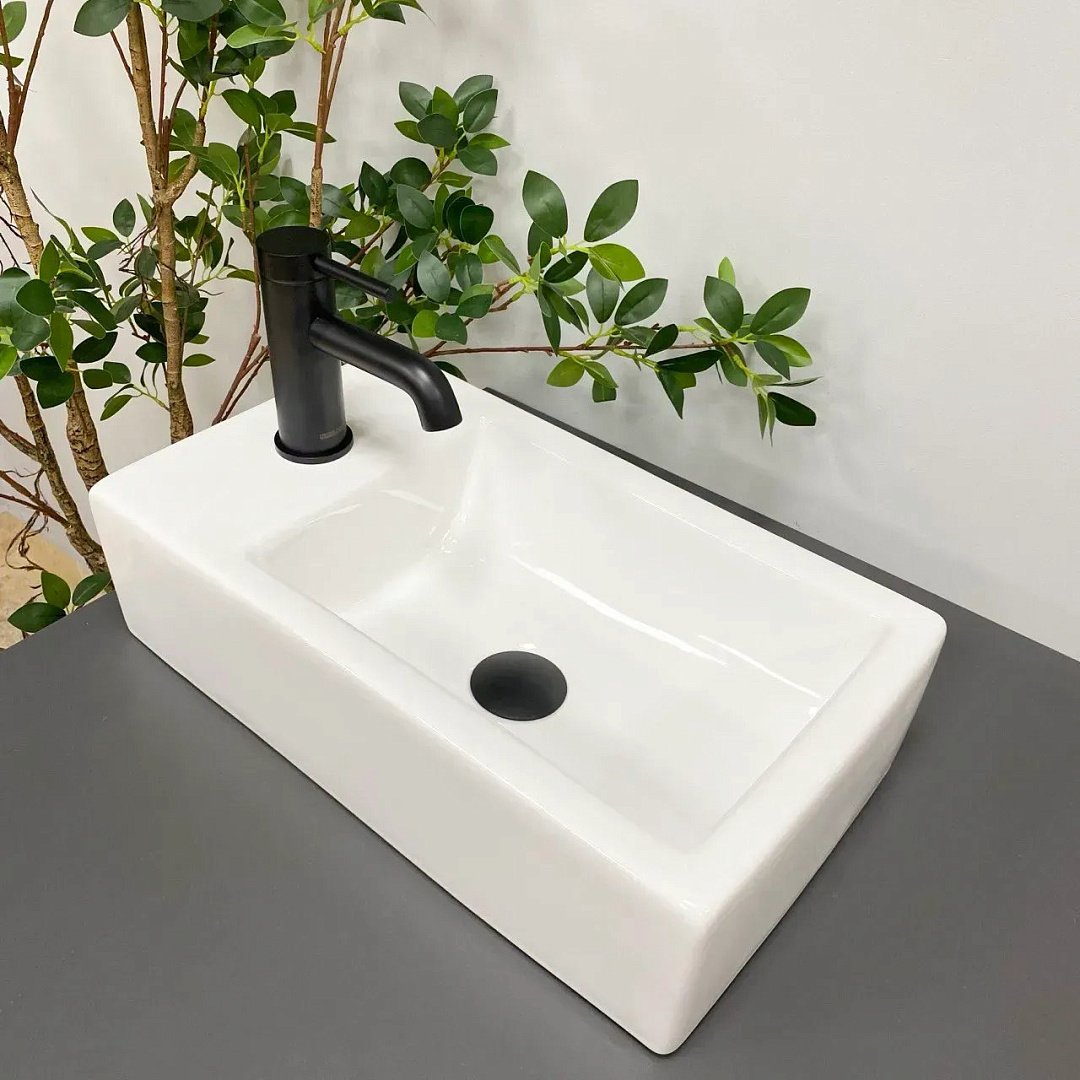 Раковины Умывальник (Раковина) VBI Lecce U White Накладной VBI-015605 фото 1