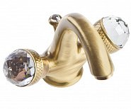 AXO СМЕСИТЕЛЬ ДЛЯ УМЫВАЛЬНИКА С РУЧКАМИ SWAROVSKI БРОНЗА AXOBR634F фото