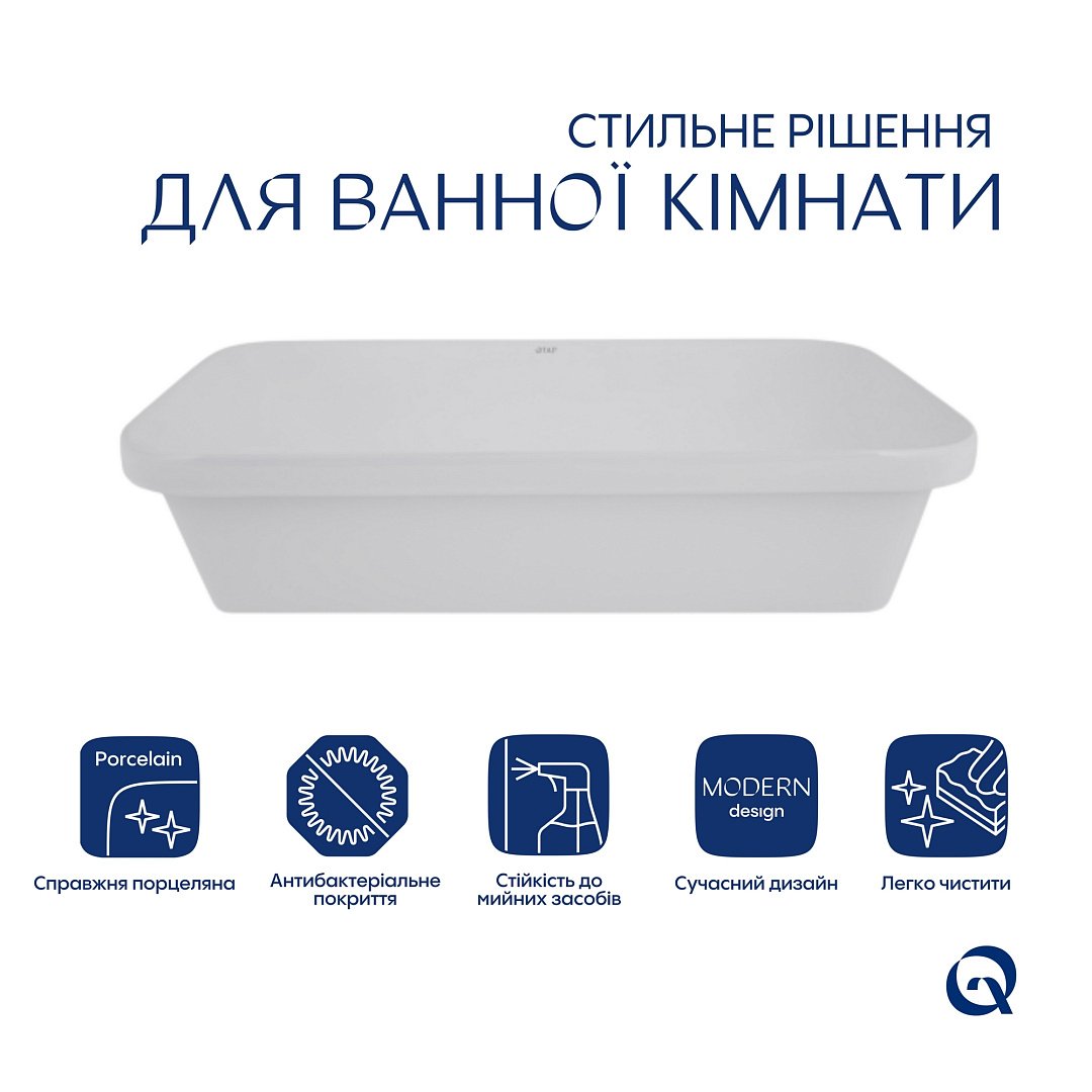 Раковины Раковина Qtap Scorpio 615х390х150 White QT1411K491WN фото 19