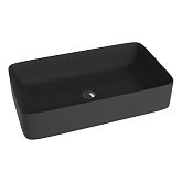 Умывальник Lavita Pasana 605х340х110 на Столешницу Черный 5908211404622 фото