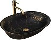 Умывальник (Раковина) REA Roma Black Marble Matt Нак...