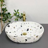 Купить Умывальник (Раковина) VBI Modena S Terazzo Glossy Накладной VBI-012004