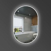 Купить Зеркало Devit Do It 5446090 900Х600 Овальное, с Тачсенсором и Led Подсветкой