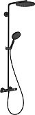 Купить 27633670 Душевая Система Hansgrohe Raindance Select S Showerpipe 240 1Jet с Термостатом, Черный, Матовый