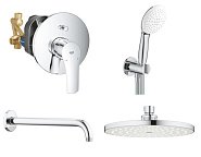 Купить Grohe Eurosmart UA25183004U Набор для Душа (33305003+27541001+28576000+26406003)