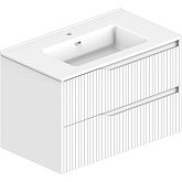 Купити Тумба Devit Style 442080W 80 з Раковиною, Біла 818Х468Х518