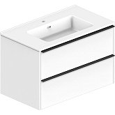 Купити Тумба Devit Comfort 332080W 80 з Раковиною, Біла 818Х468Х518