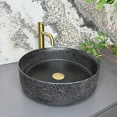 Купить Умывальник (Раковина) VBI Prato L Space Black Matt Накладной VBI-011418