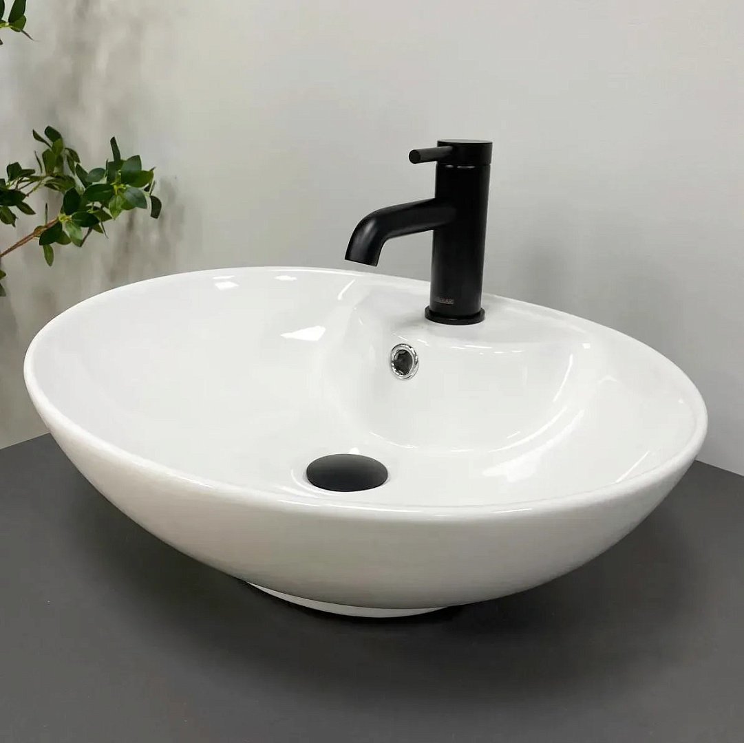 Раковины Умывальник (Раковина) VBI Carovilli S White Накладной VBI-015507 фото 1
