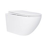 Купити Унітаз Підвісний Qtap Jay Безобідковий з Сідінням Soft-Close QT07335176W