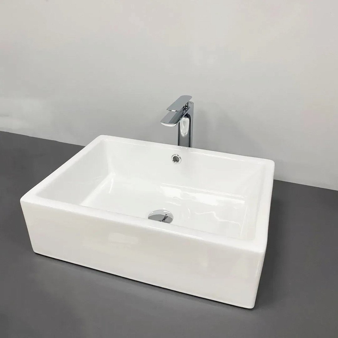 Раковины Умывальник (Раковина) VBI Castello White Накладной VBI-012901 фото 1