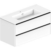 Купити Тумба Devit Comfort 332100W 100 з Раковиною, Біла 1018Х468Х518